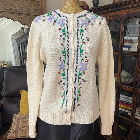 European Sweaters Euro Shetland Wool Cottagecore Cardigan Poshmark